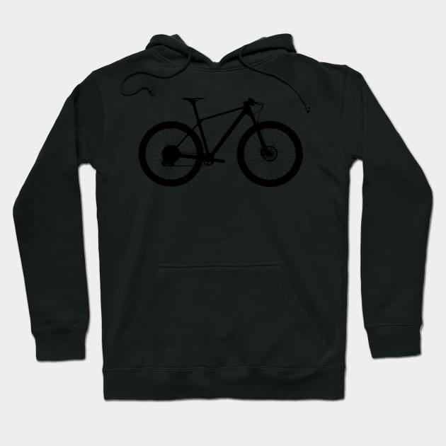 Canyon Exceed Mountain Bike Silhouette Hoodie by gktb